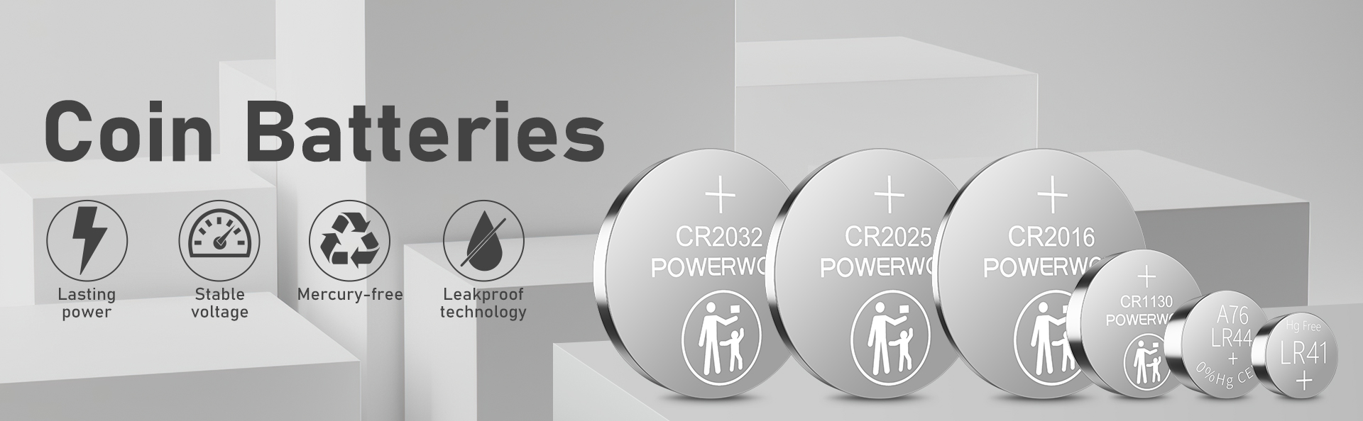 POWEROWL coin batteries